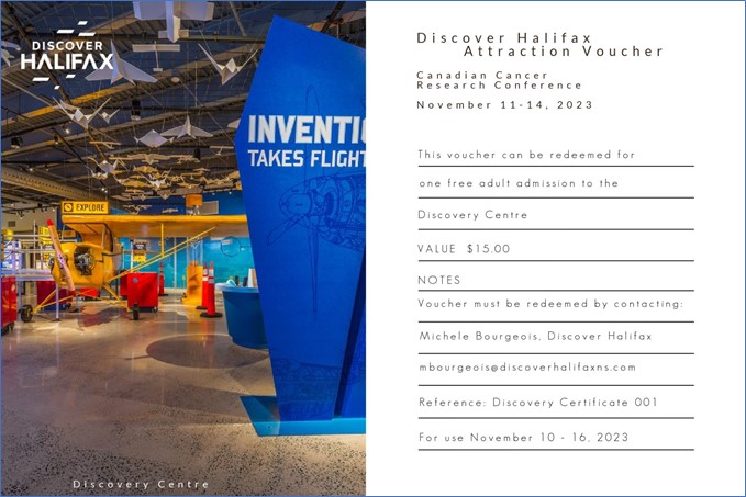 Discovery centre voucher