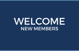 Welcome New Members