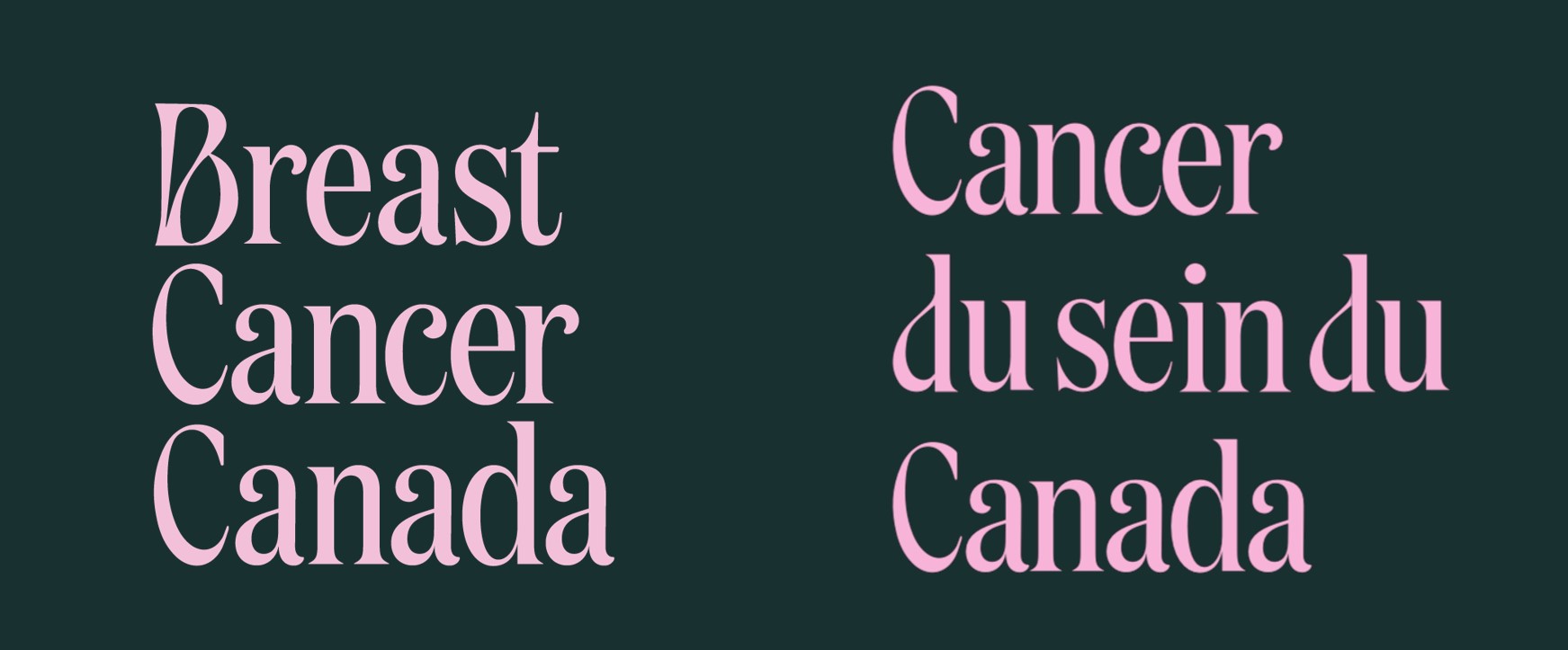 Cancer du sein du Canada Logo